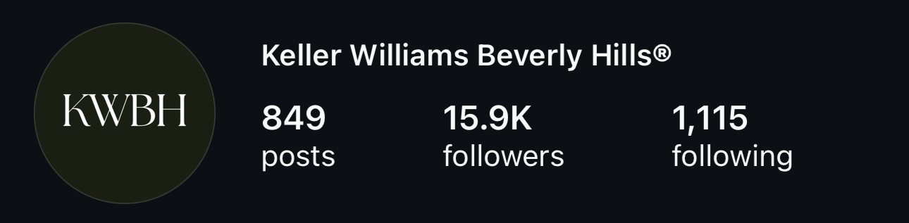 Keller Williams Beverly Hills on Instagram